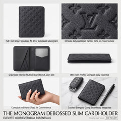Premium Monogram Slim Wallet 🤎